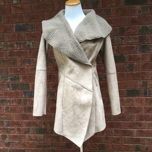 Fever Asymmetrical Jacket with oversized collar